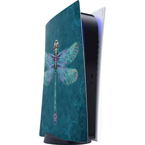 Brigid Ashwood Mystical Dragonfly PS5 Digital Edition Console Skin